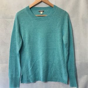J. Crew Teal Crew Neck Sweater